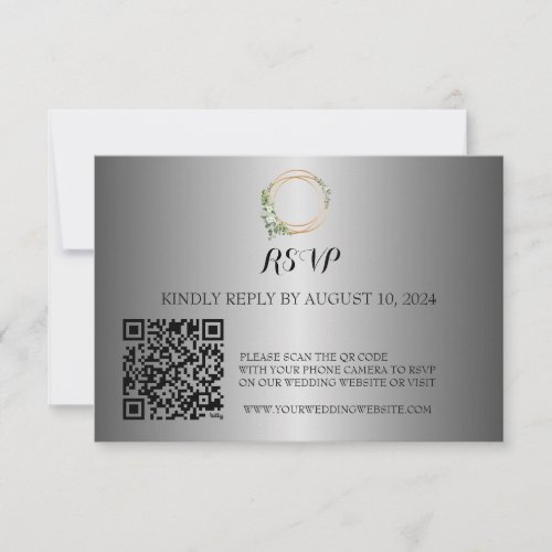 Blossoming Love  RSVP Card