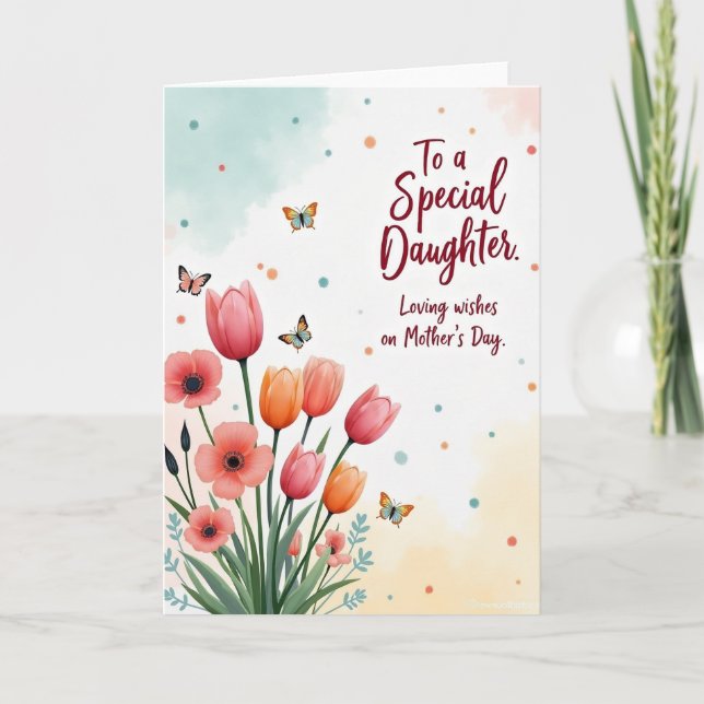 Blossoming Mothers Day Love Card (Front)