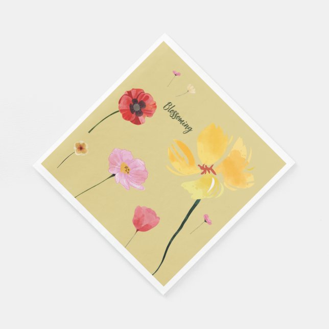 Blossoming Napkins (Corner)