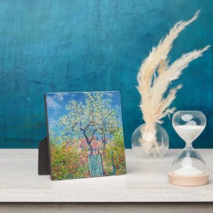  Blossoming pear tree, Monet  Plaque
