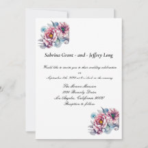 Blossoming Pink Flower Wedding