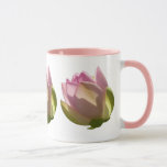 Blossoming Pink Lotus Flower Summer Mug