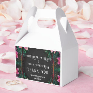 Blossoming Romance: A Full Floral Wedding Theme Favor Boxes