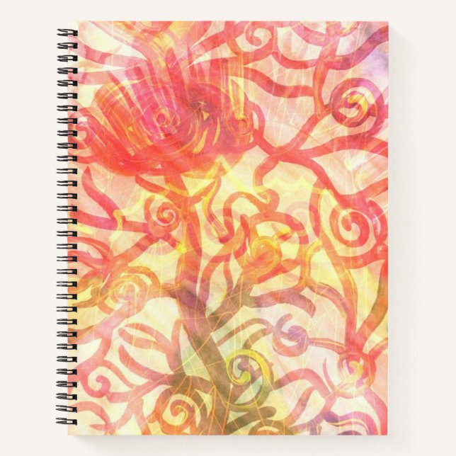Blossoming Spiral Notebook (Front)
