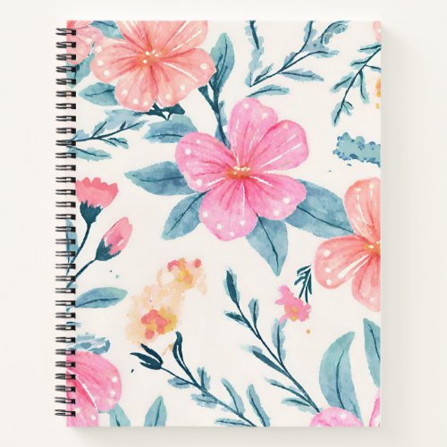 Blossoming Thoughts Canvas Journal