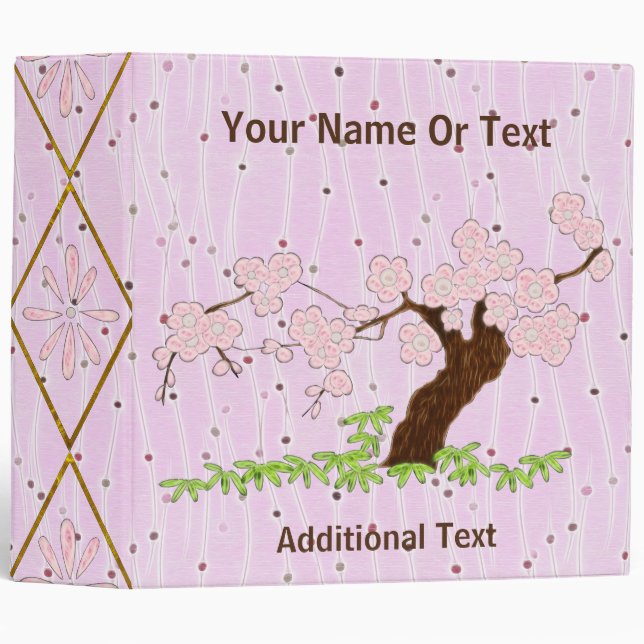 Blossoming Tree 3 Ring Binder (Front/Spine)