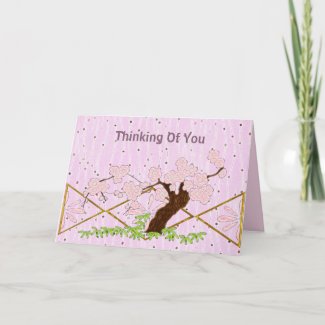 Blossoming Tree Blank Card