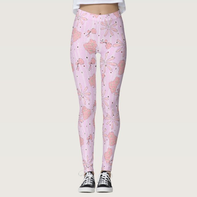 Blossoming Tree Leggings (Front)