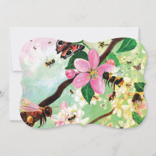 Blossoming Trees for Bees and Other Pollinators Card