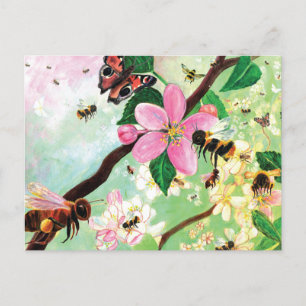 Blossoming Trees for Bees and Other Pollinators  Postcard