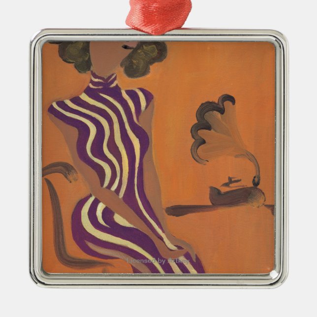 Blossoming Youth No.8 Metal Ornament (Front)