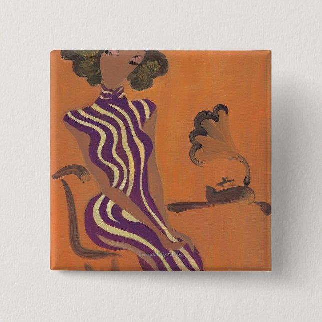 Blossoming Youth No.8 Pinback Button (Front)