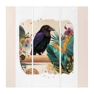 BlossomRaven in the jungle Triptych
