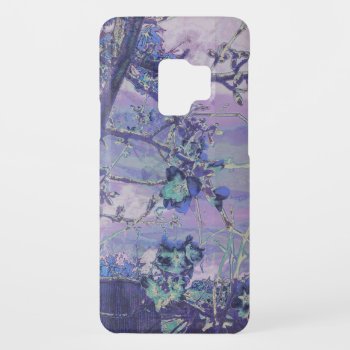 Blossoms Abstract Violet Case-mate Samsung Galaxy S9 Case by profilesincolor at Zazzle