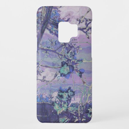 Blossoms Abstract Violet Case-mate Samsung Galaxy S9 Case