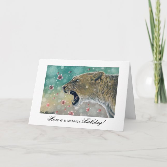 Blossoms Birthday Card (Front)