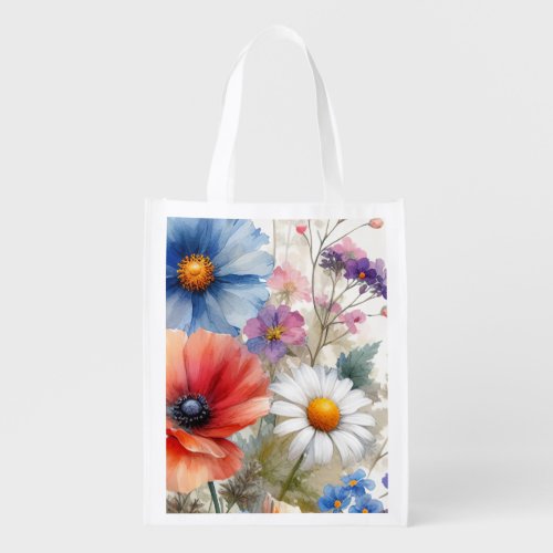 Blossoms Bonanza A Petal Party Extravaganza Grocery Bag