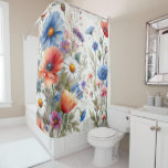 &#127800;Blossoms’ Bonanza: A Petal Party Extravaganza Shower Curtain