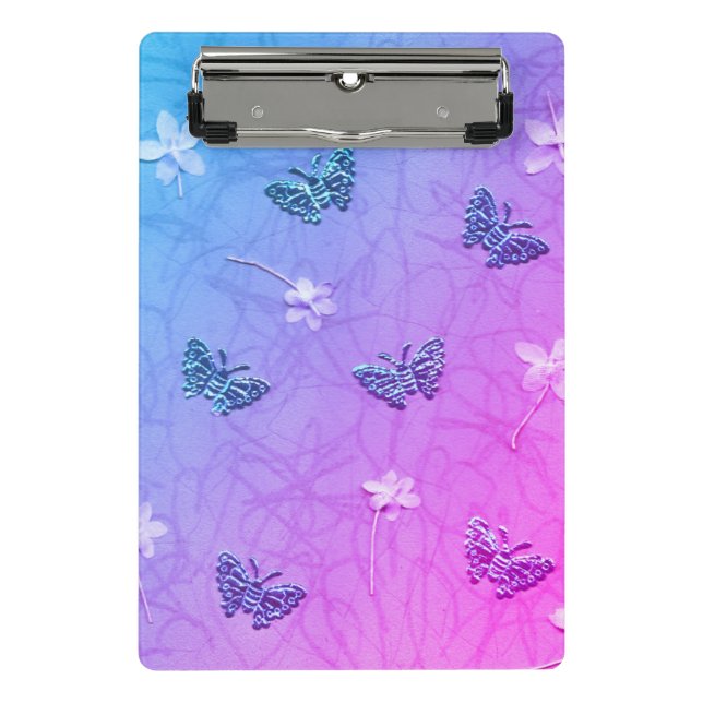 Blossoms & Butterflies Mini Clipboard (Front)