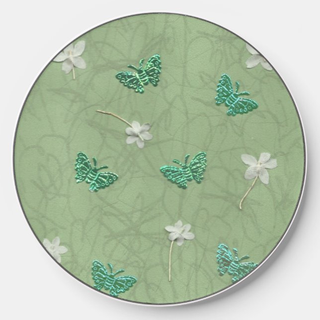 Blossoms & Butterflies  Wireless Charger (Front)
