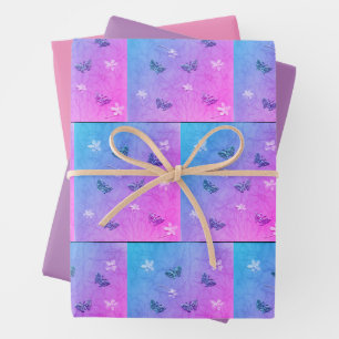 Blossoms & Butterflies Wrapping Paper Sheets