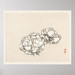 Blossoms by Kōno Bairei (1844-1895) Poster
