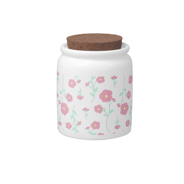 Blossoms Candy Jar (Front)