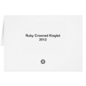 Blossoms card (Back Horizontal)