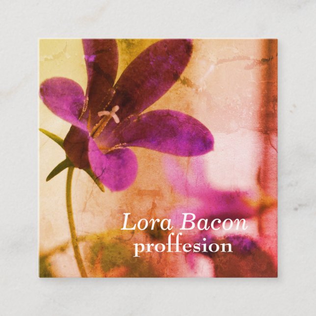 Blossoms Custom Business Card (Front)
