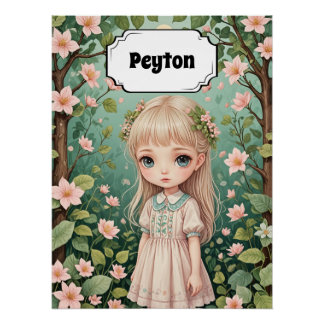 Blossom's Embrace Personalized Poster