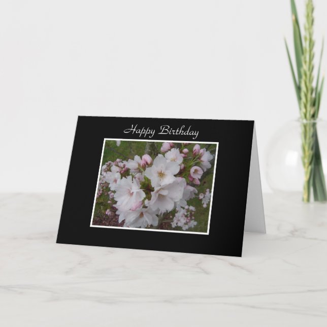 Blossoms in Pink Card (Front)