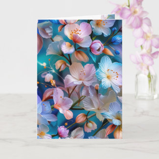 Blossoms of Beauty Blank Card