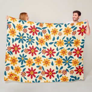Blossoms of Joy 60x80 Fleece Blanket