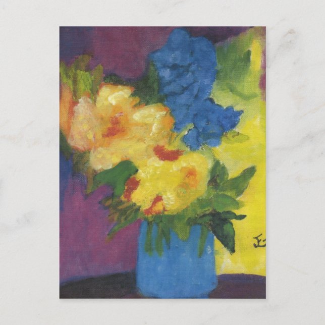 Blossoms of Love Postcard (Front)