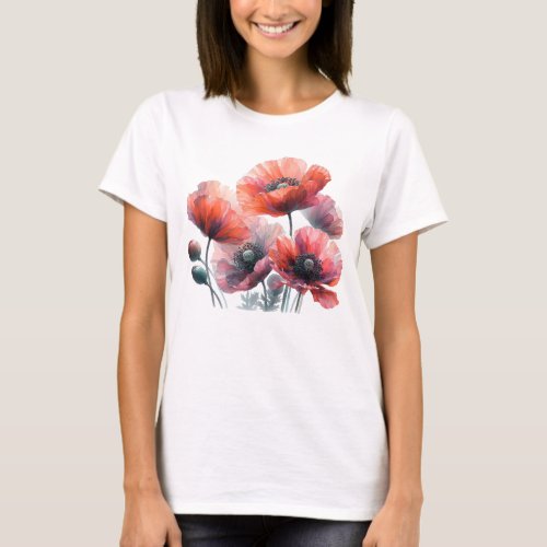 Blossoms of Spectrum A Symphony in Color T_Shirt