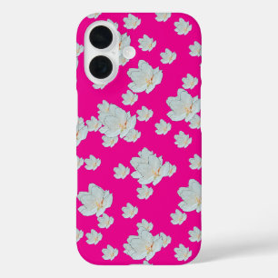 Blossoms On Hot Pink        iPhone 16 Case