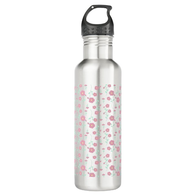Blossoms Stainless Steel Water Bottle (Front)