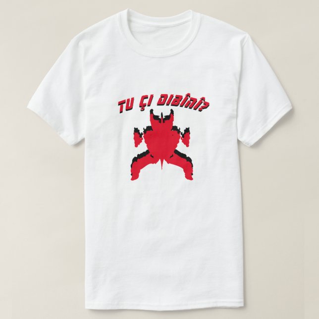 Blot test TU ÇI DIBÎN - what do you see in Kurdish T-Shirt (Design Front)