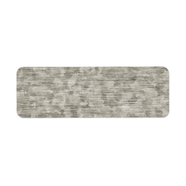 Blotchy Anodized Metal Textured Label (Front)