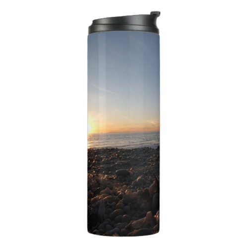 Blouberg Beach Sunset Stacked Rocks Thermal Tumbler