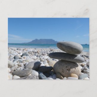 Blouberg Beach Table Mountain Stacked Rocks