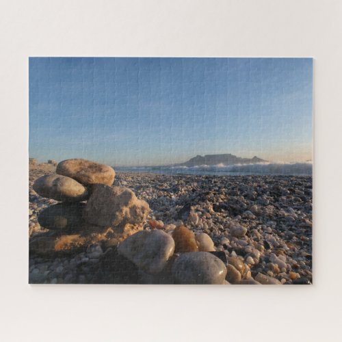 Blouberg Beach Table Mountain Ocean View Jigsaw Puzzle