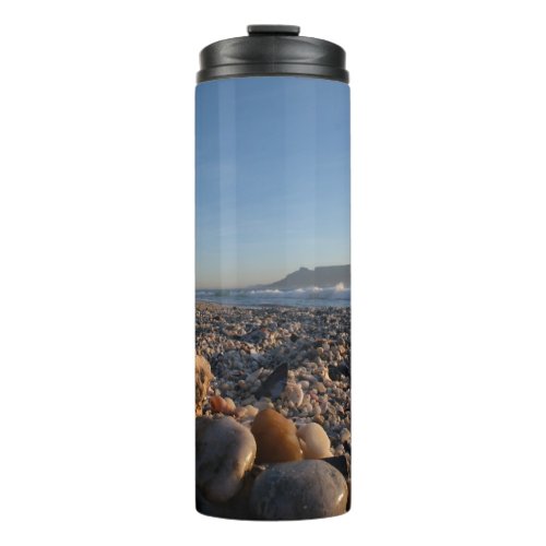 Blouberg Beach Table Mountain Stacked Rocks Thermal Tumbler