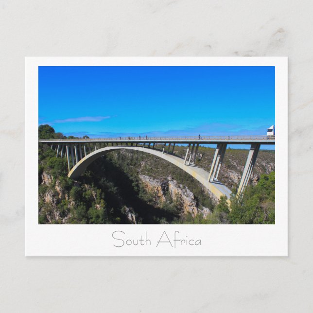 Bloukrans Bridge Tsitsikamma South Africa Postcard (Front)