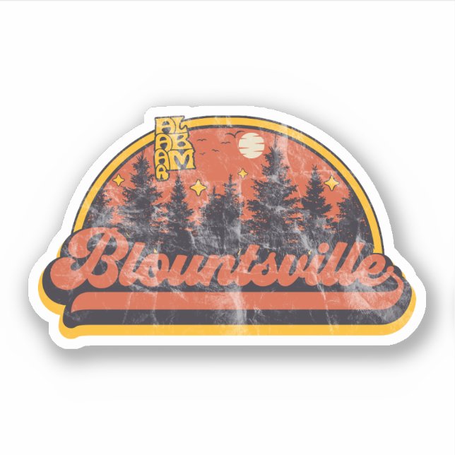 Blountsville, Alabama Sticker (Front)