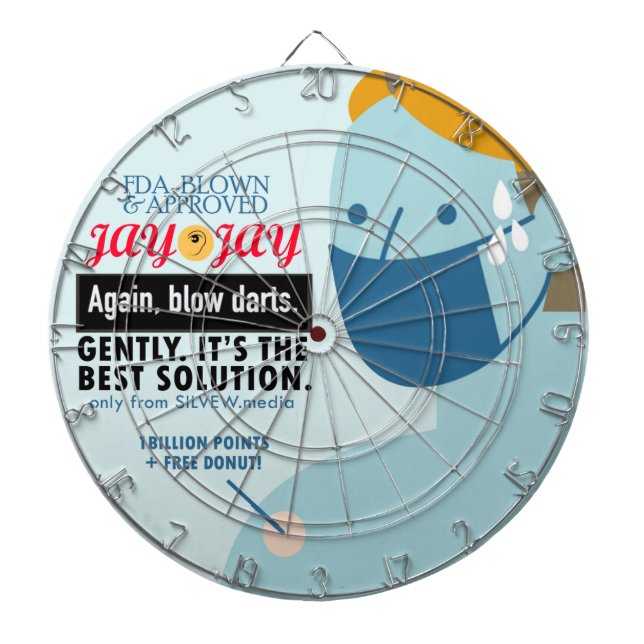 Blow Darts + Dart Board (Front)