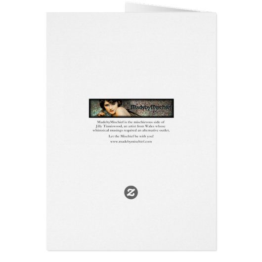 Blow Fish Balloon - card (Back)