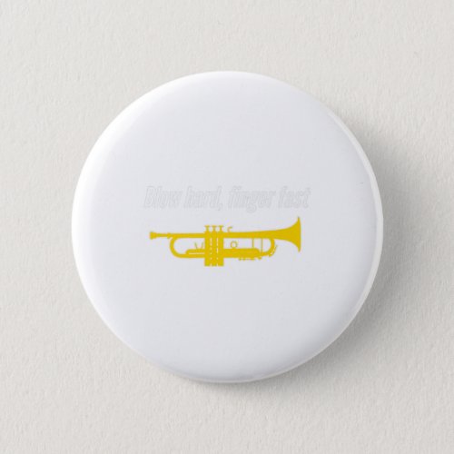 Blow hard finger fast funny trumpet gift funny button