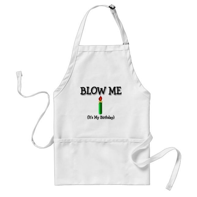 BLOW ME ADULT APRON (Front)