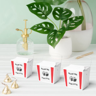 BLOW ME FOR LUCK FAVOR BOXES
